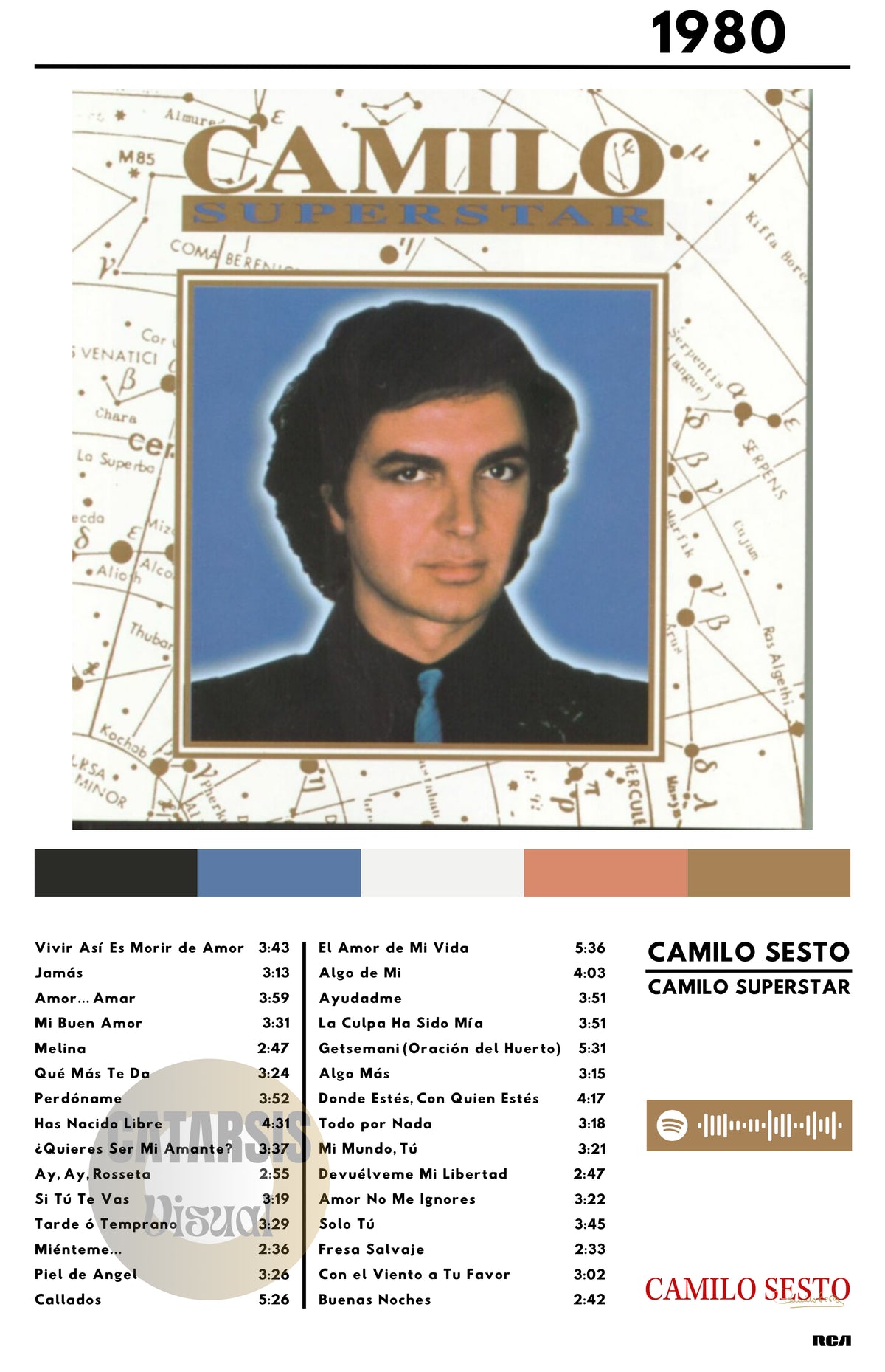 Cuadro Camilo Sesto - Camilo Superstar