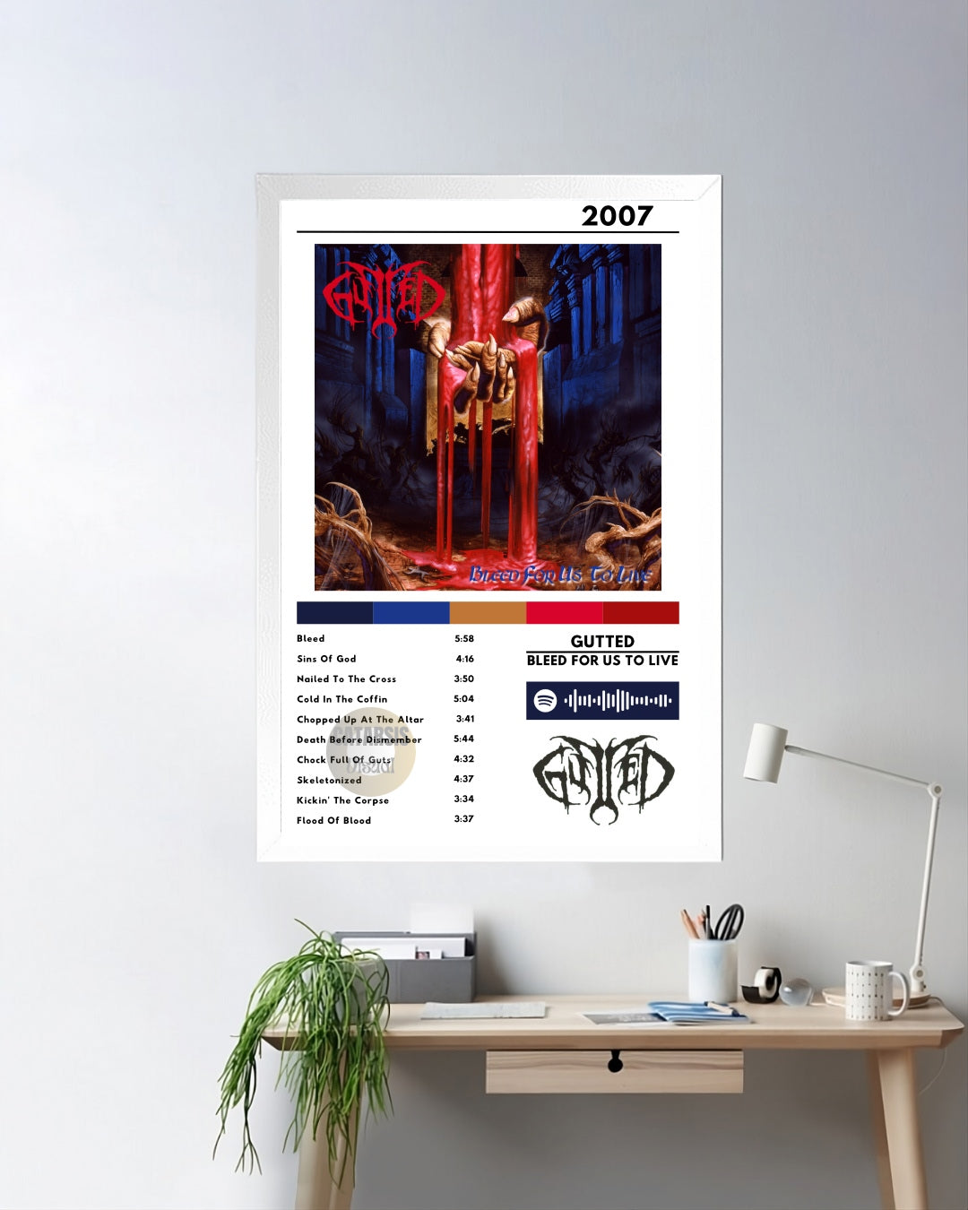 Cuadro Gutted - Bleed for Us to Live