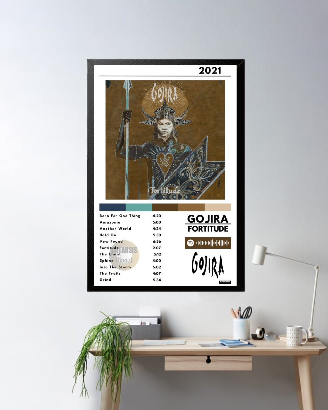 Cuadro Gojira  - Fortitude