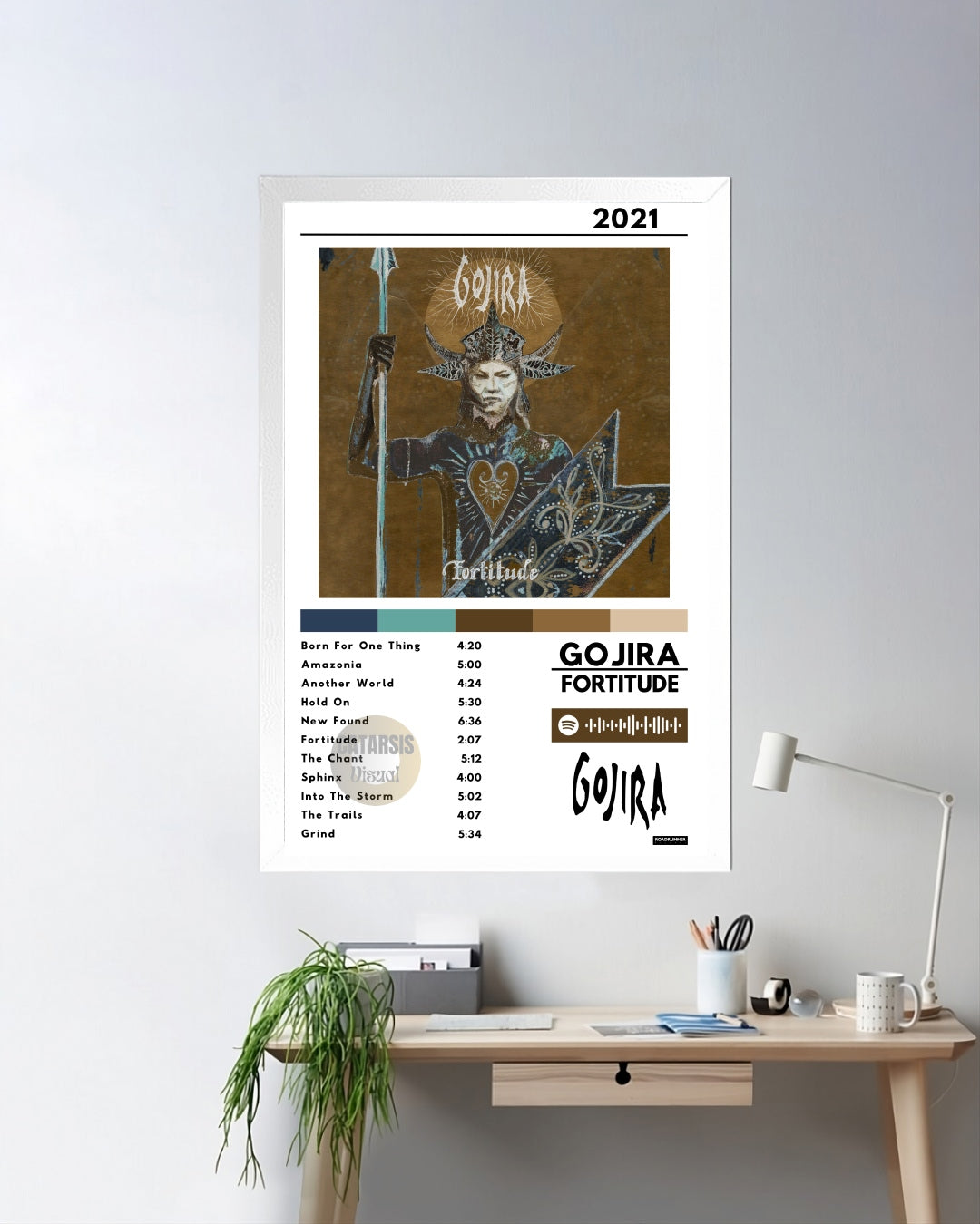 Cuadro Gojira  - Fortitude
