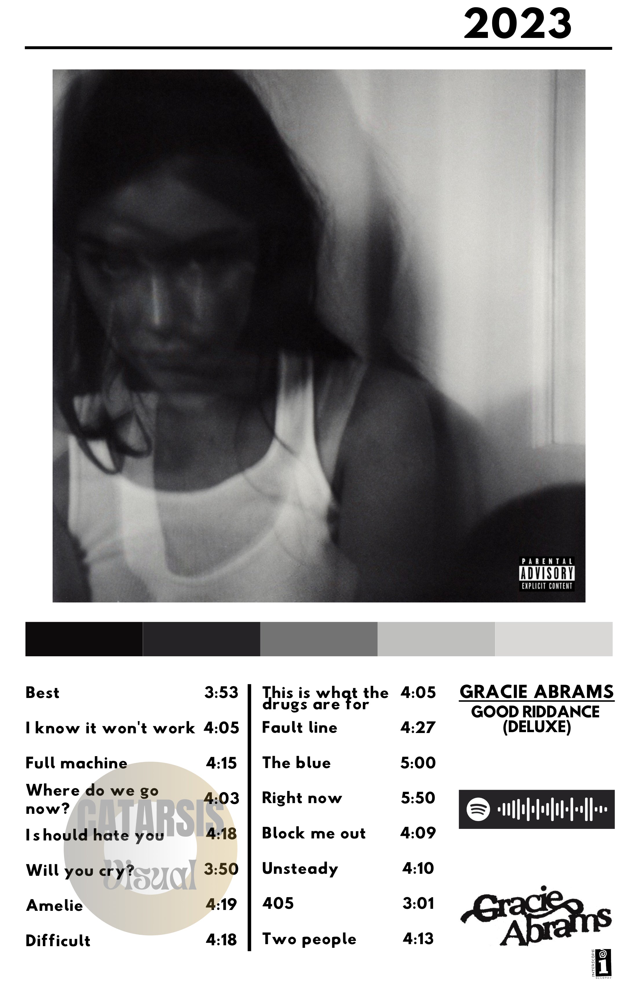 Cuadro Gracie Abrams - Good Riddance