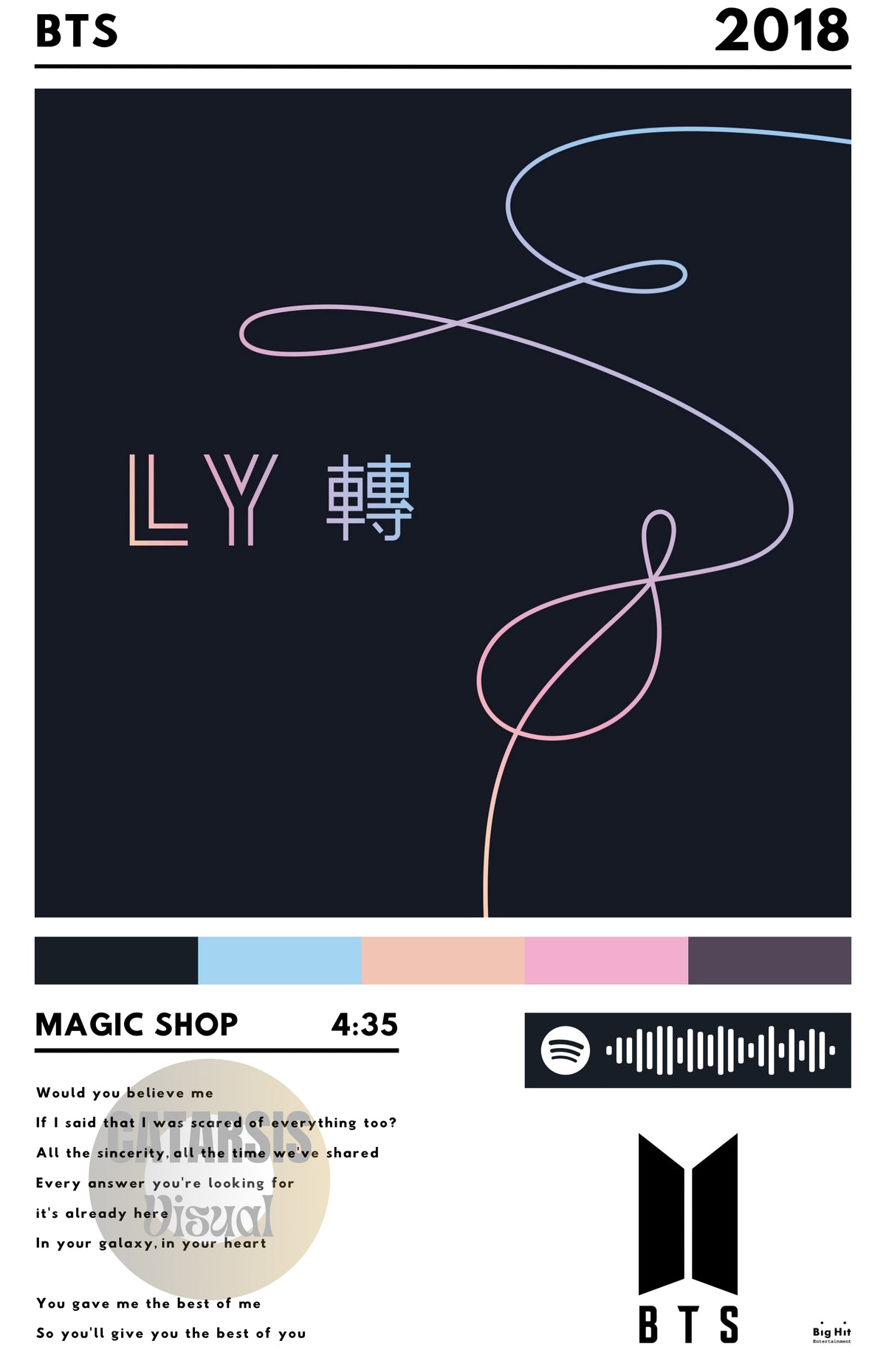 Cuadro BTS - Magic Shop