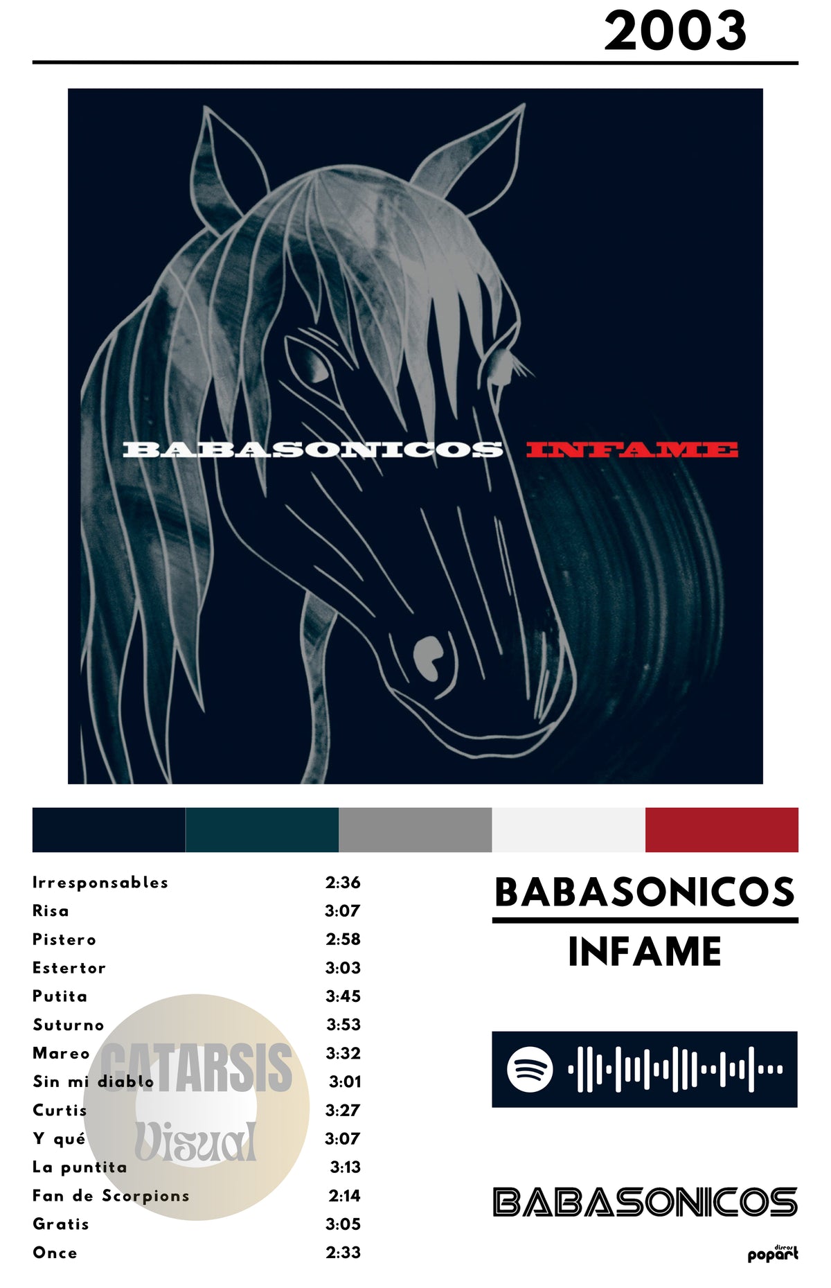Cuadro Babasonicos - Infame