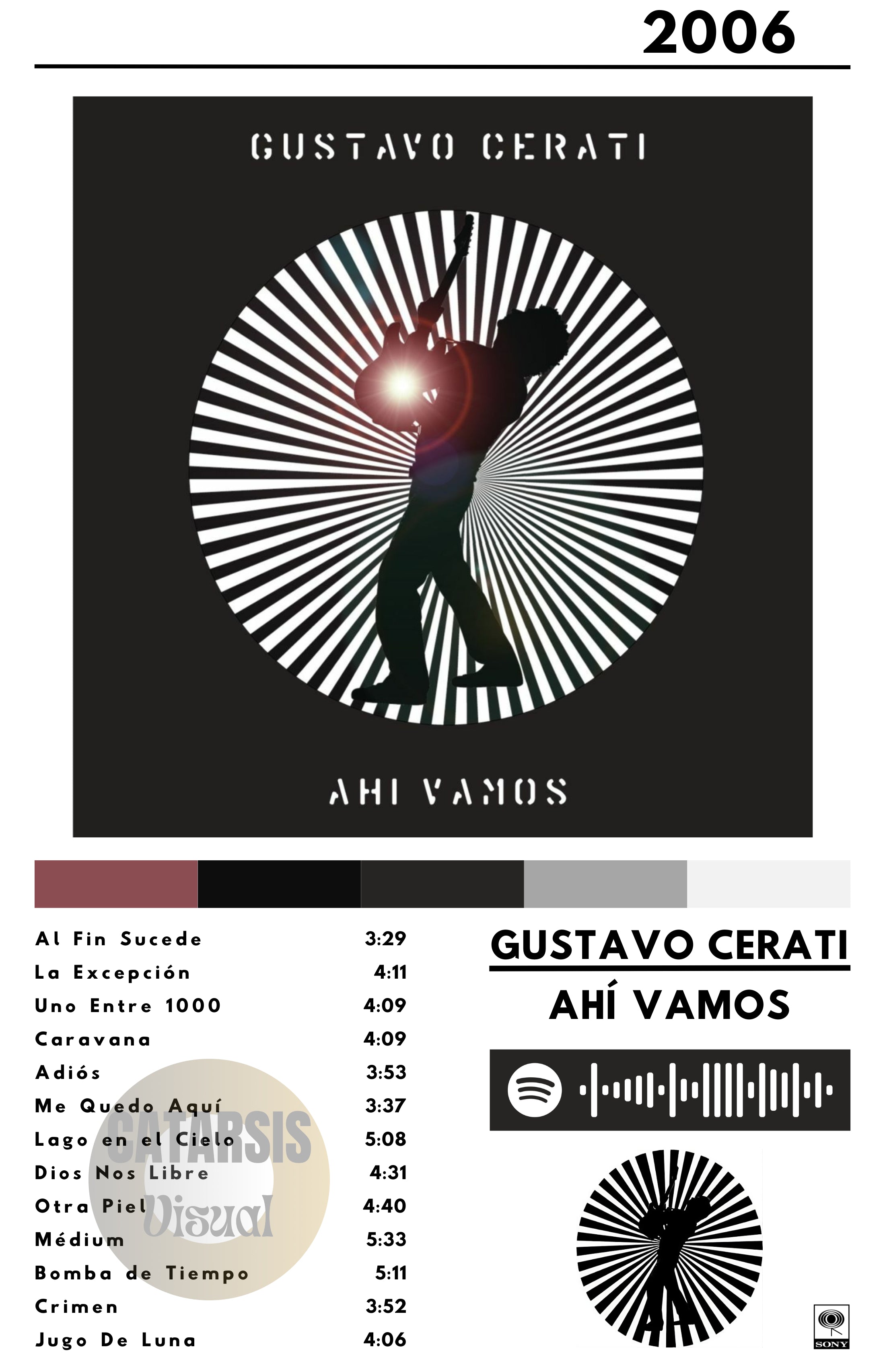 Cuadro Gustavo Cerati - Ahí Vamos