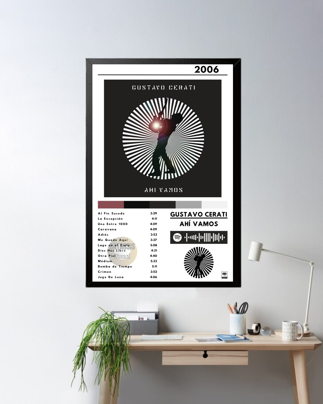 Cuadro Gustavo Cerati - Ahí Vamos