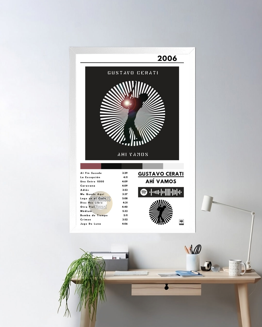 Cuadro Gustavo Cerati - Ahí Vamos