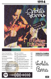 Cuadro Violeta Parra - El Folklore y la Pasión