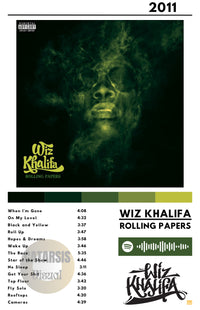 Cuadro Wiz Khalifa - Rolling Papers