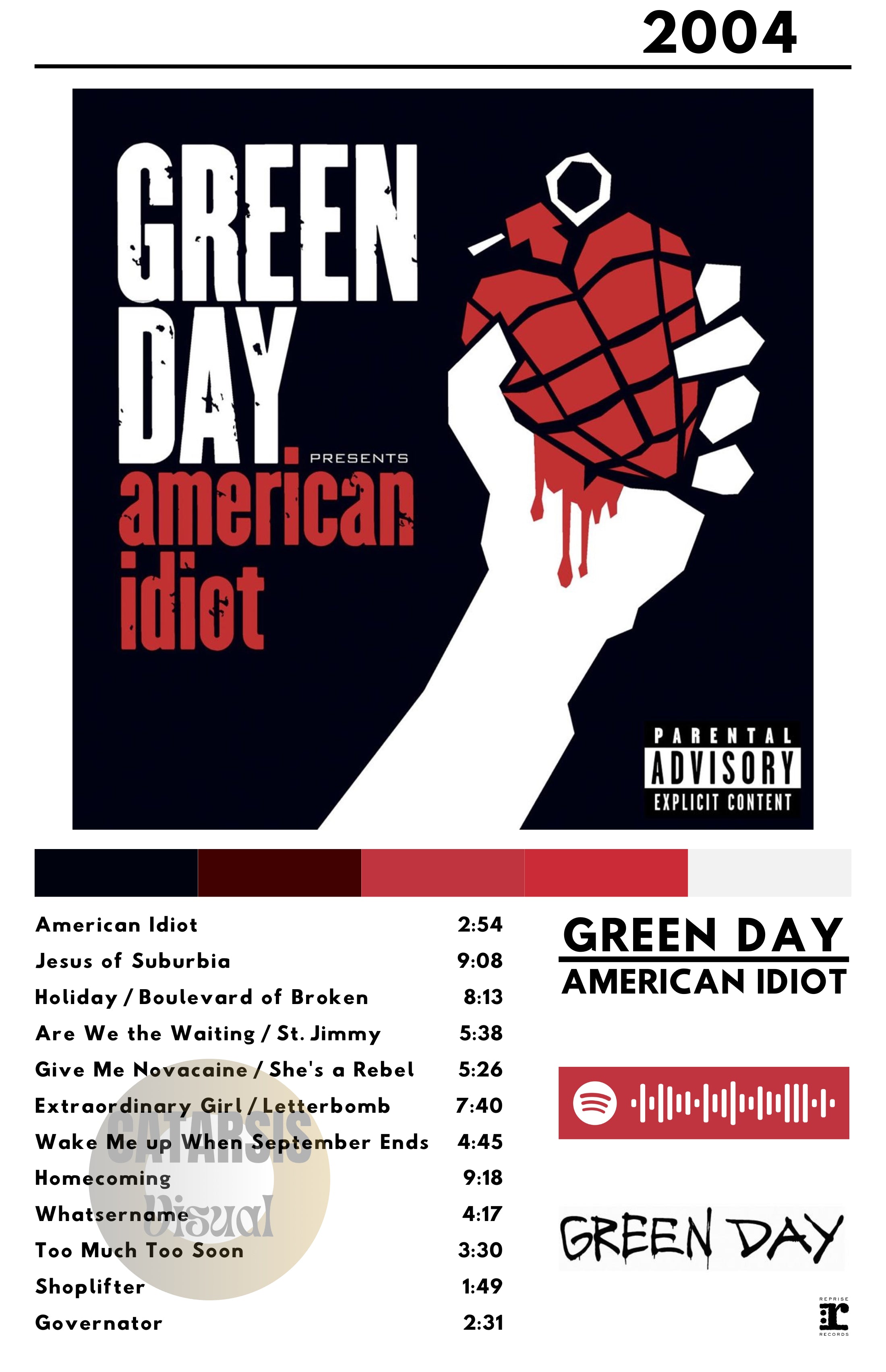 Cuadro Green Day - American Idiot
