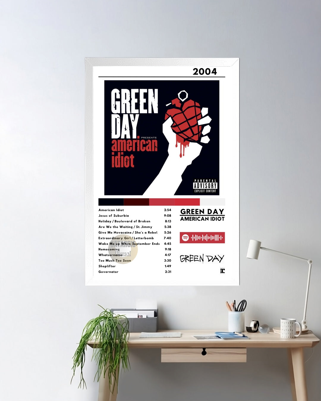 Cuadro Green Day - American Idiot