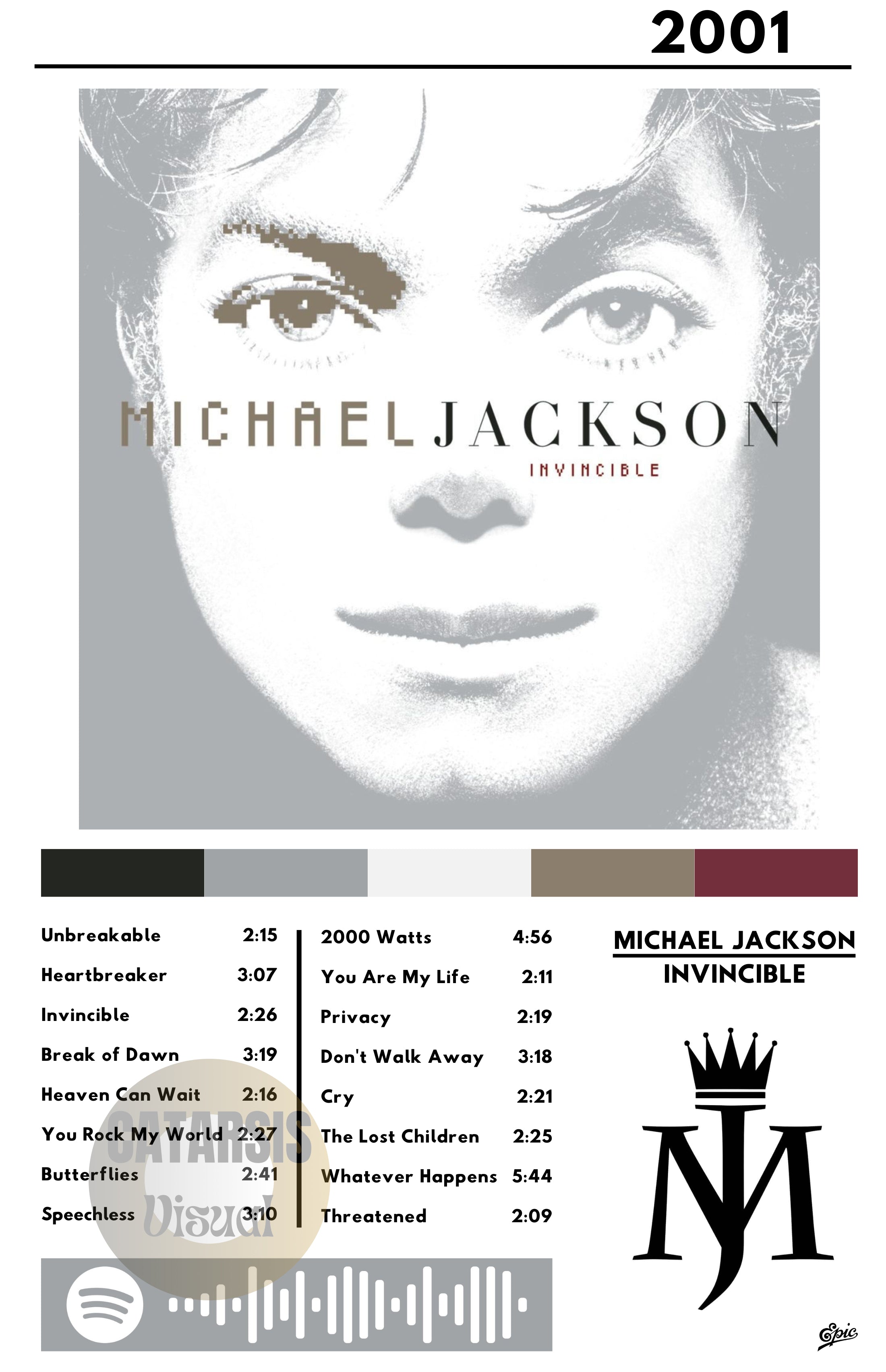 Cuadro Michael Jackson - Invincible