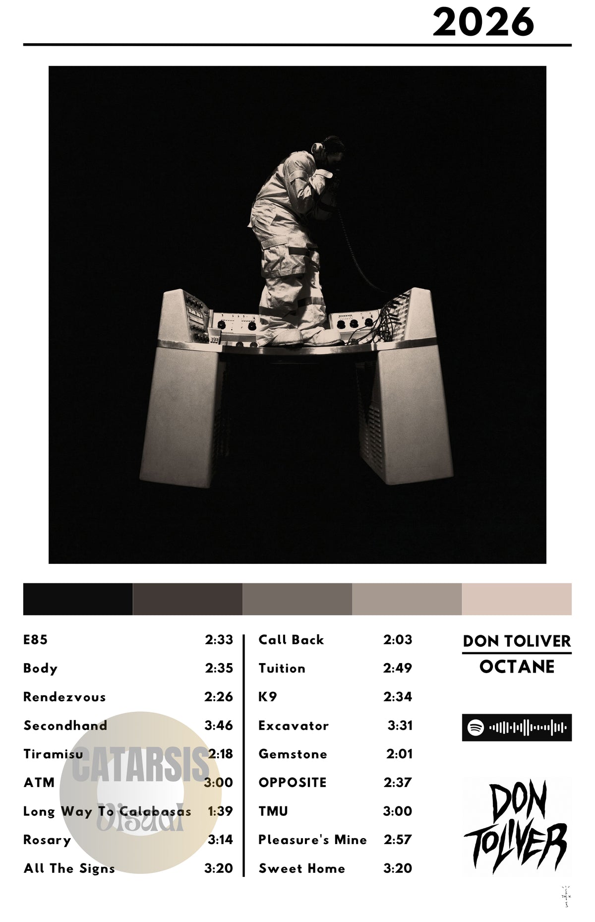 Cuadro Don Toliver - Octane