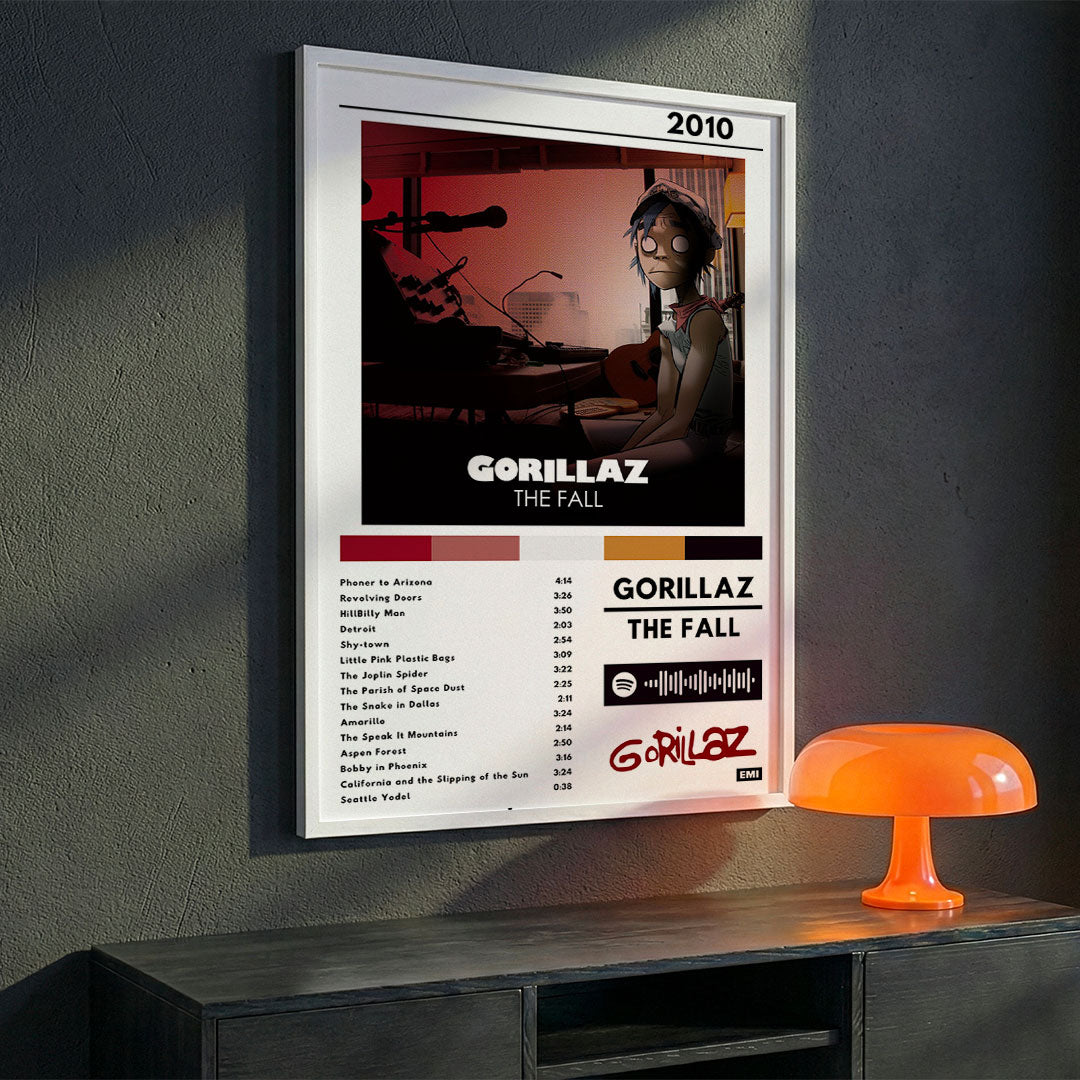 Cuadro Gorillaz - The Fall
