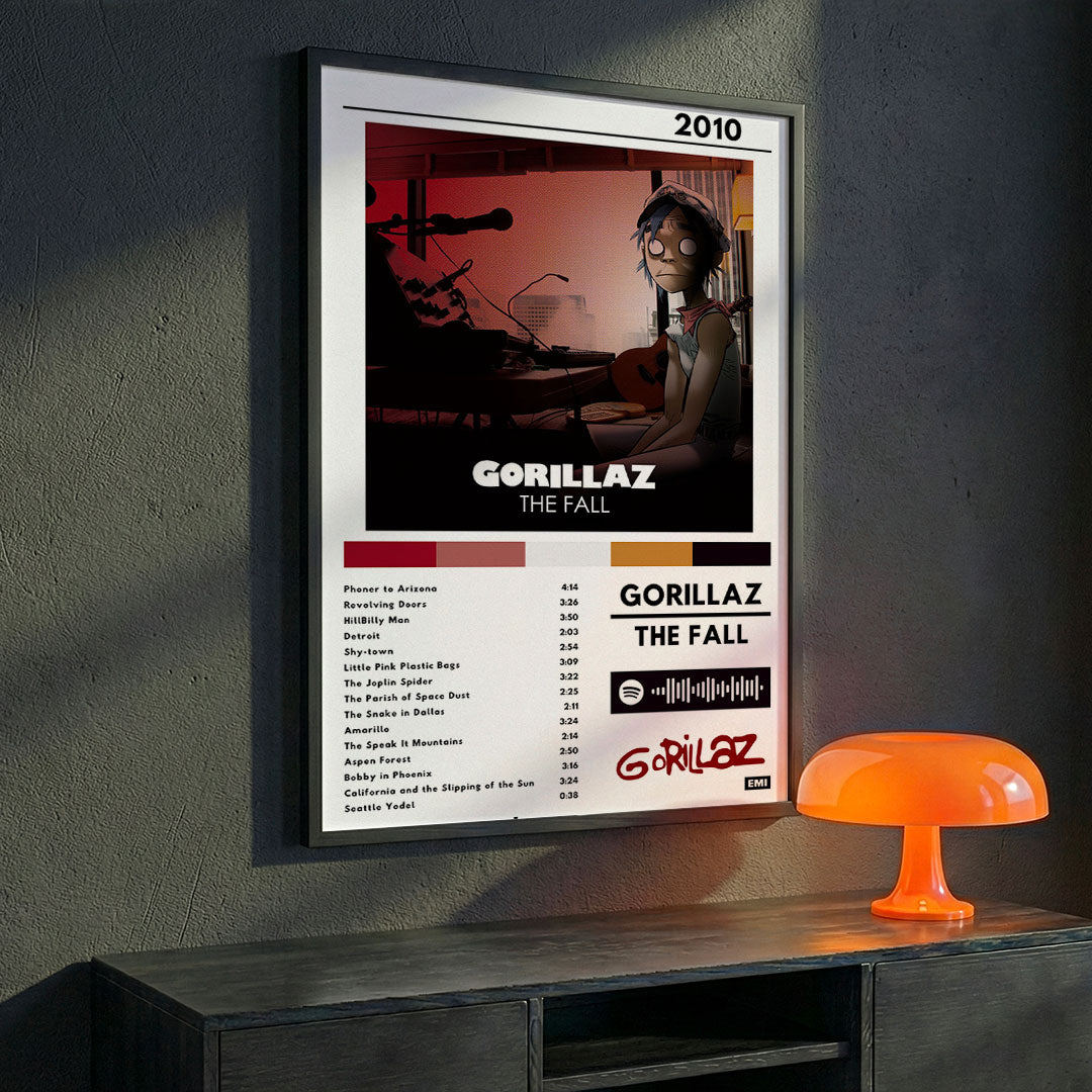 Cuadro Gorillaz - The Fall