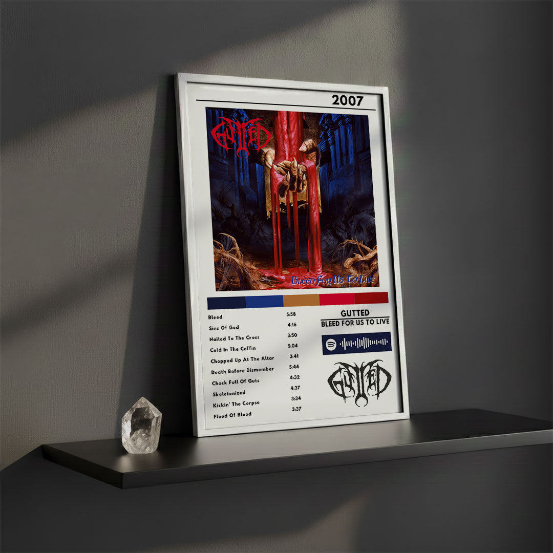 Cuadro Gutted - Bleed for Us to Live