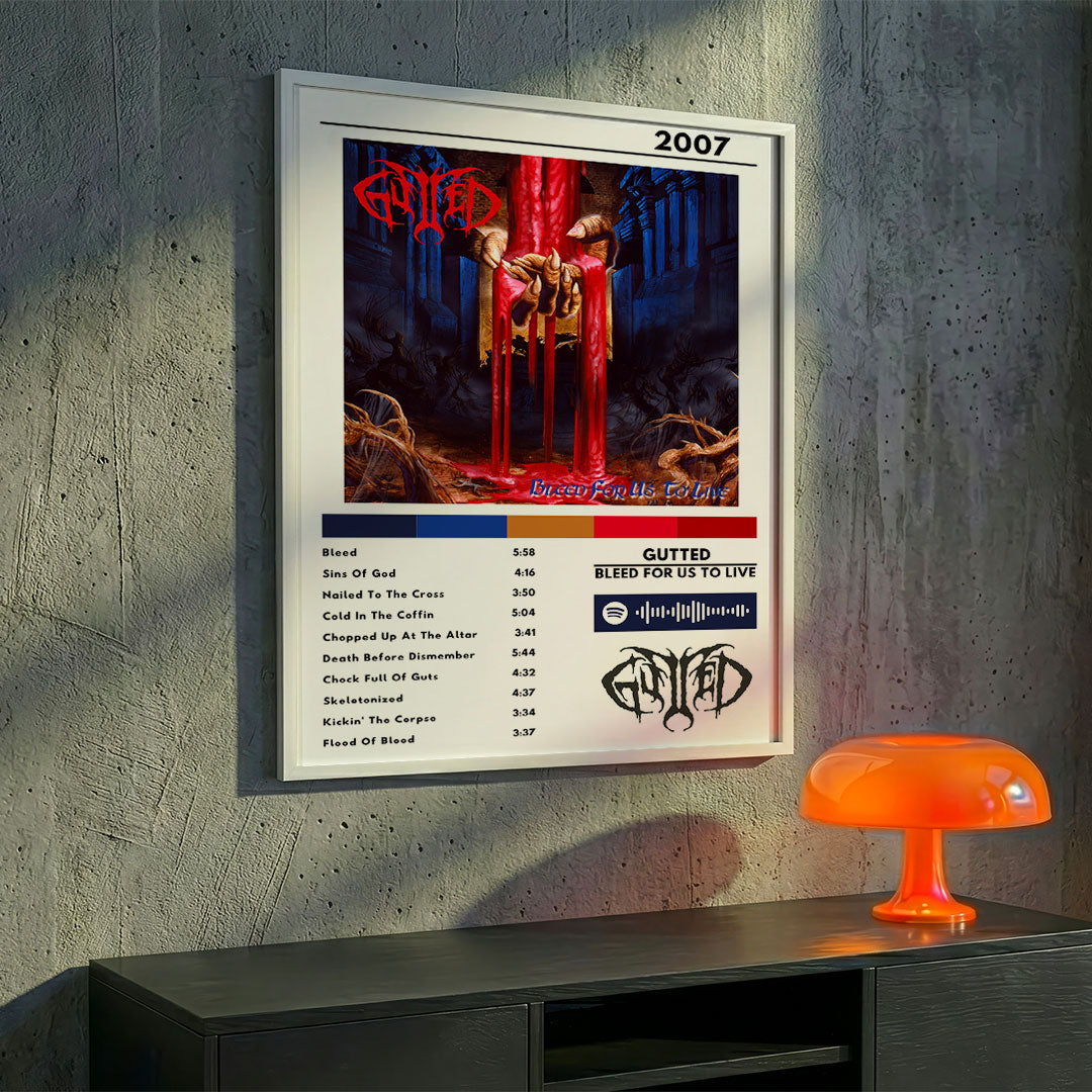 Cuadro Gutted - Bleed for Us to Live