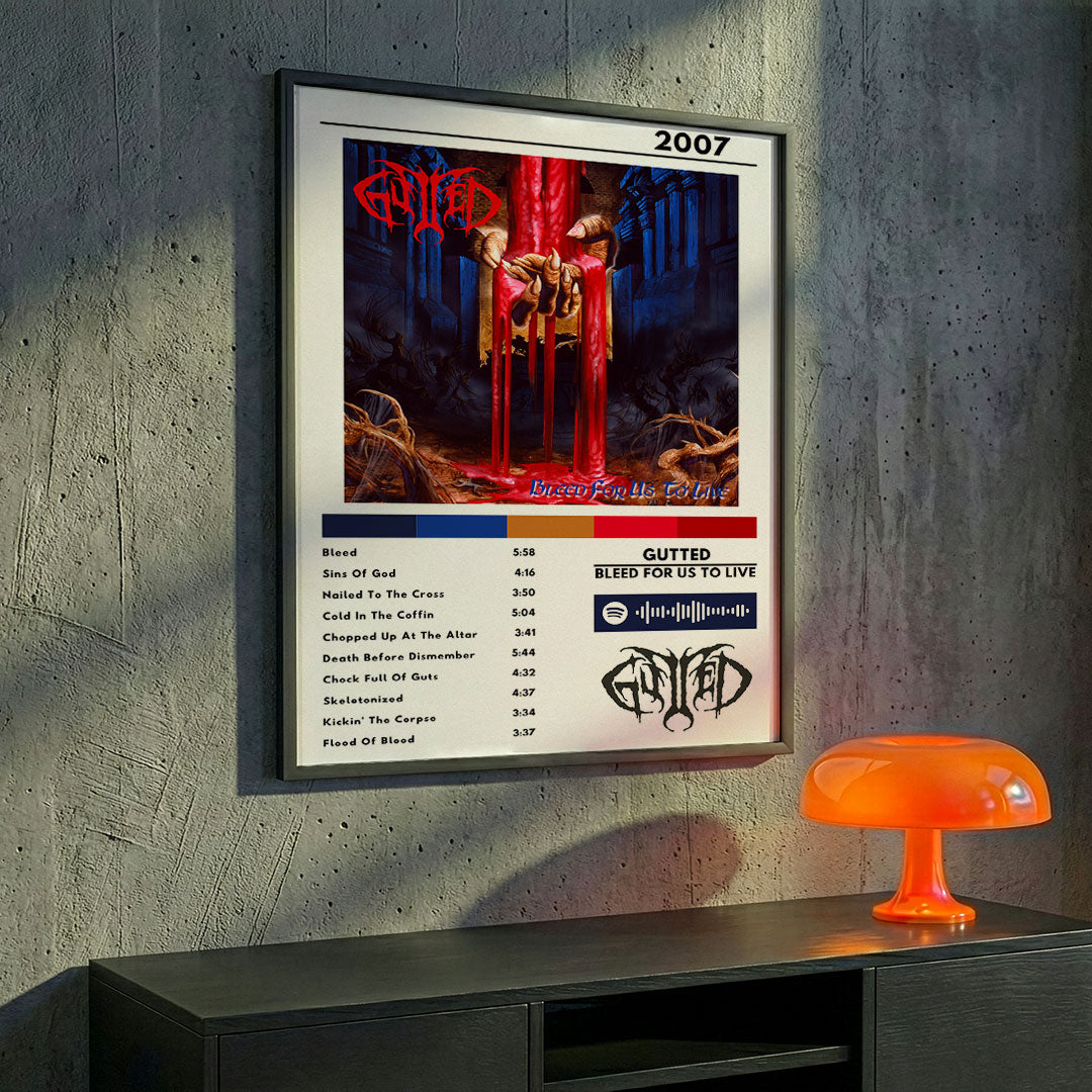 Cuadro Gutted - Bleed for Us to Live