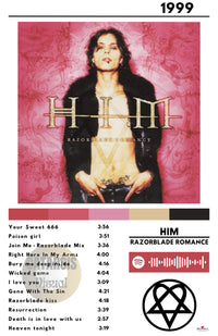 Cuadro HIM - Razorblade Romance