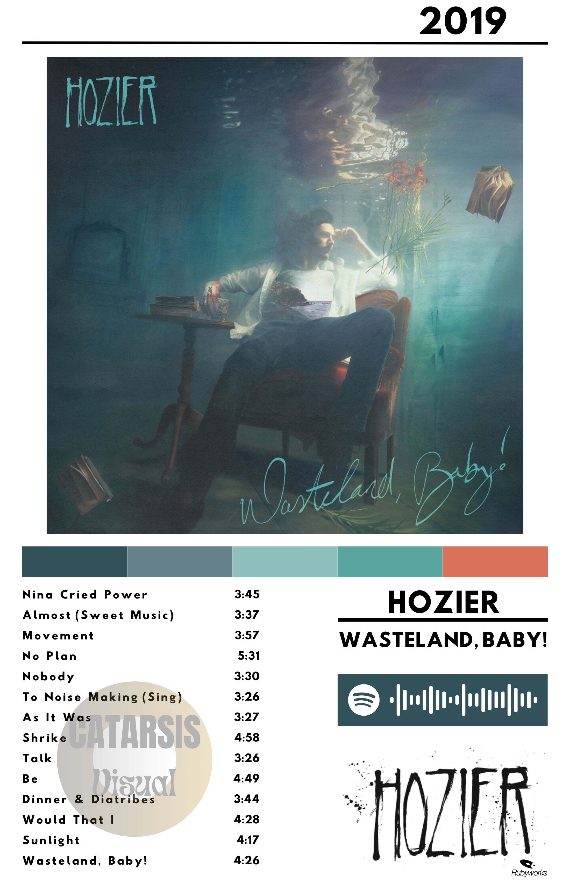 Cuadro Hozier - Wasteland, Baby!