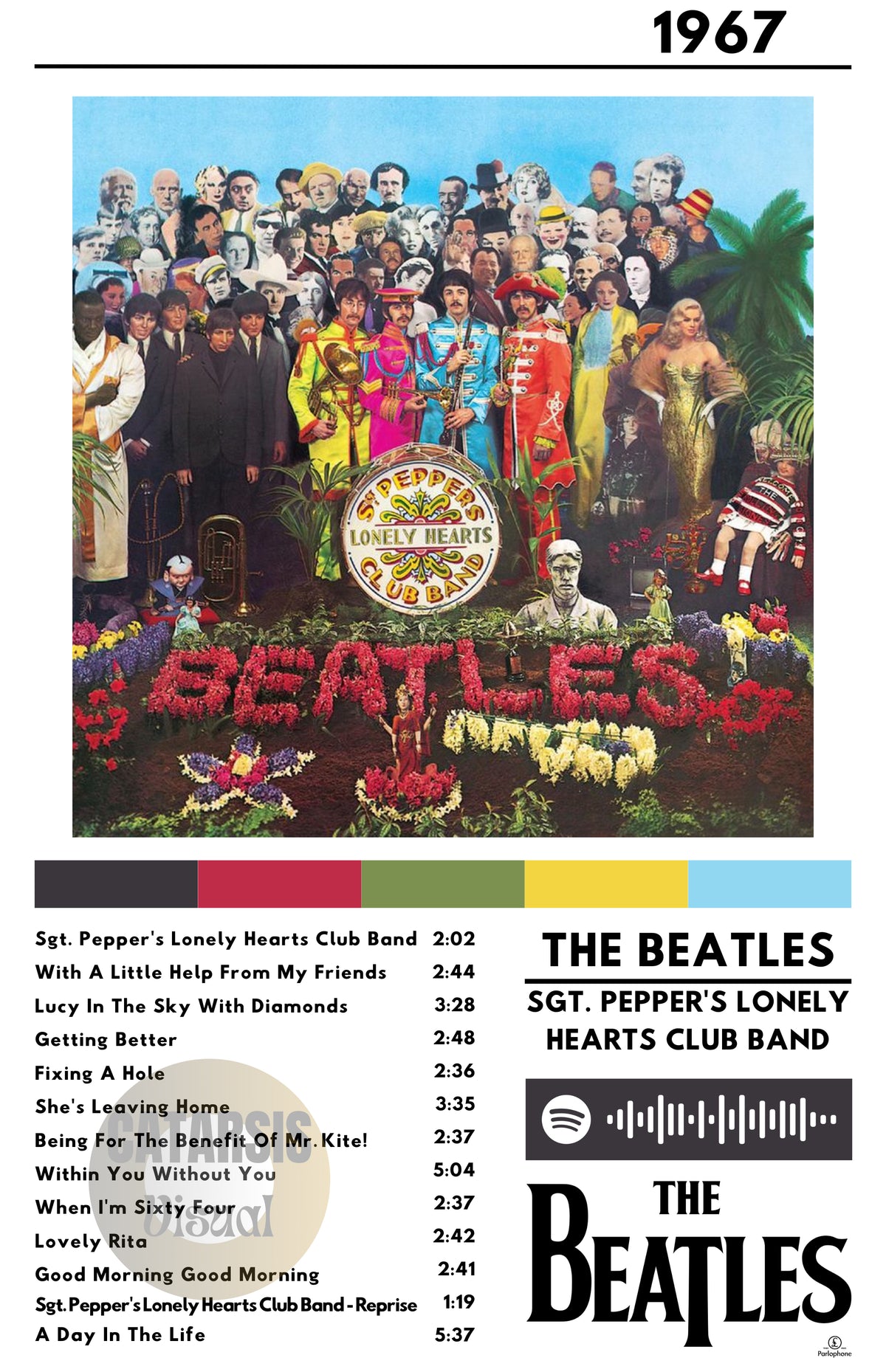 Cuadro The Beatles - Sgt. Pepper's Lonely Hearts Club Band