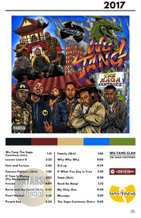 Cuadro Wu-Tang Clan - The Saga Continues