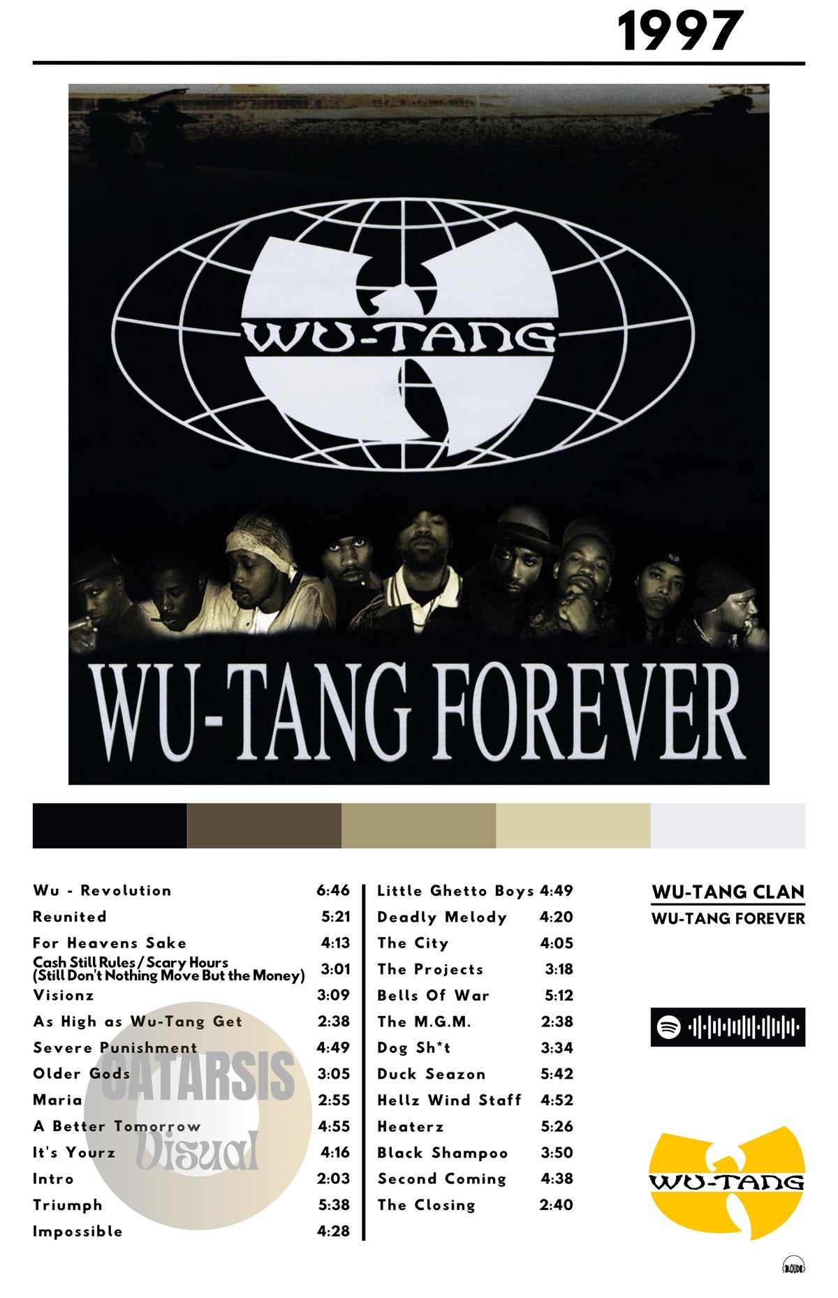 Cuadro Wu-Tang Clan - Wu-Tang Forever
