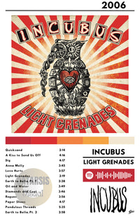 Cuadro Incubus - Light Grenades