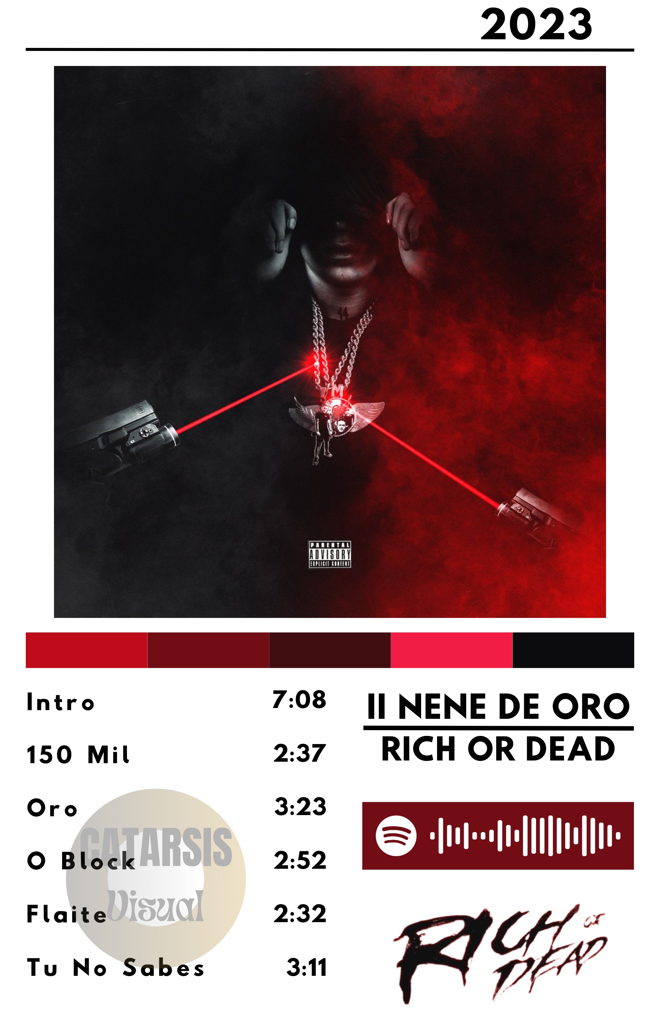 Cuadro II Nene De Oro - Rich Or Dead