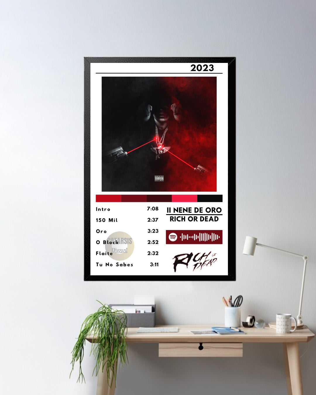 Cuadro II Nene De Oro - Rich Or Dead