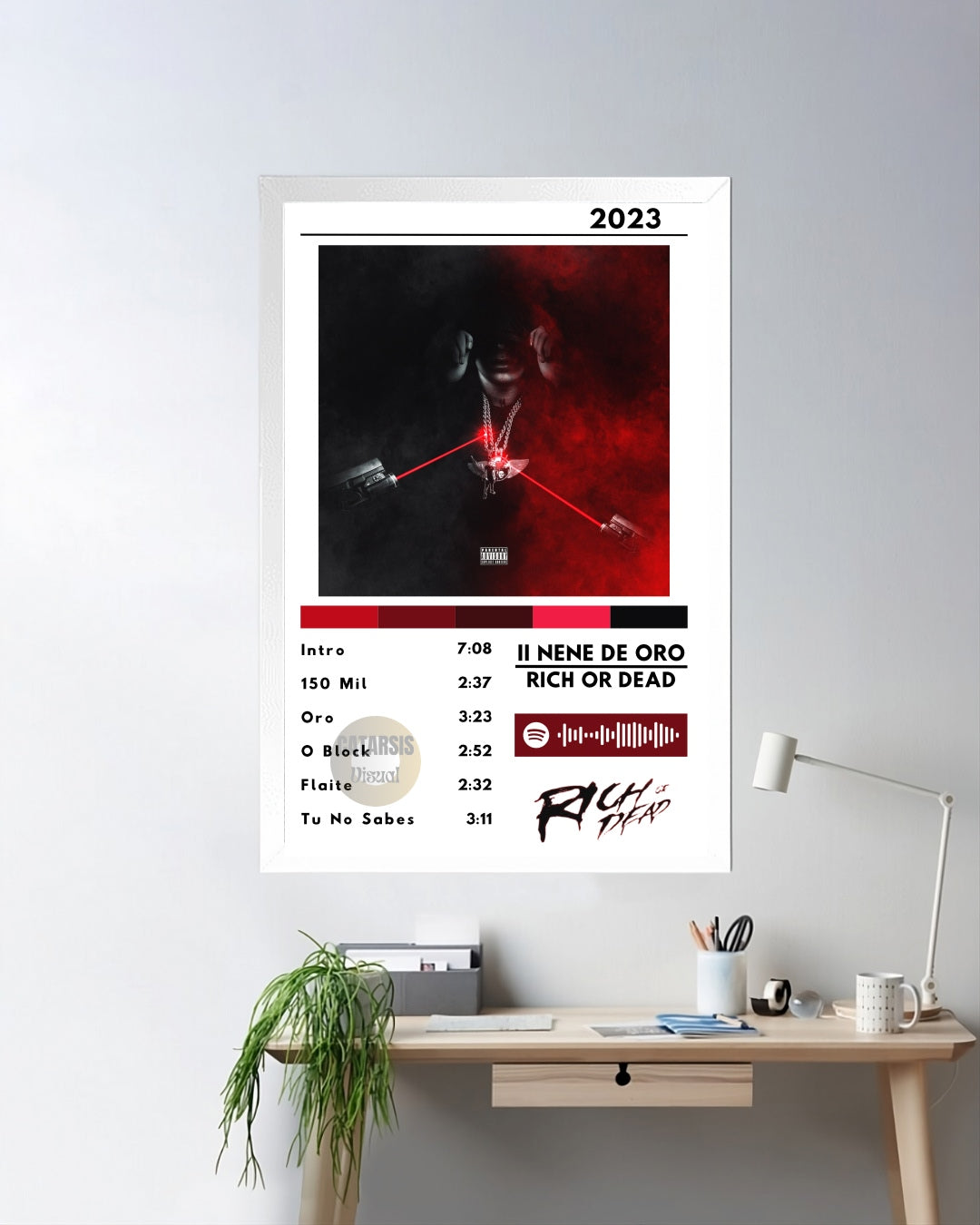 Cuadro II Nene De Oro - Rich Or Dead