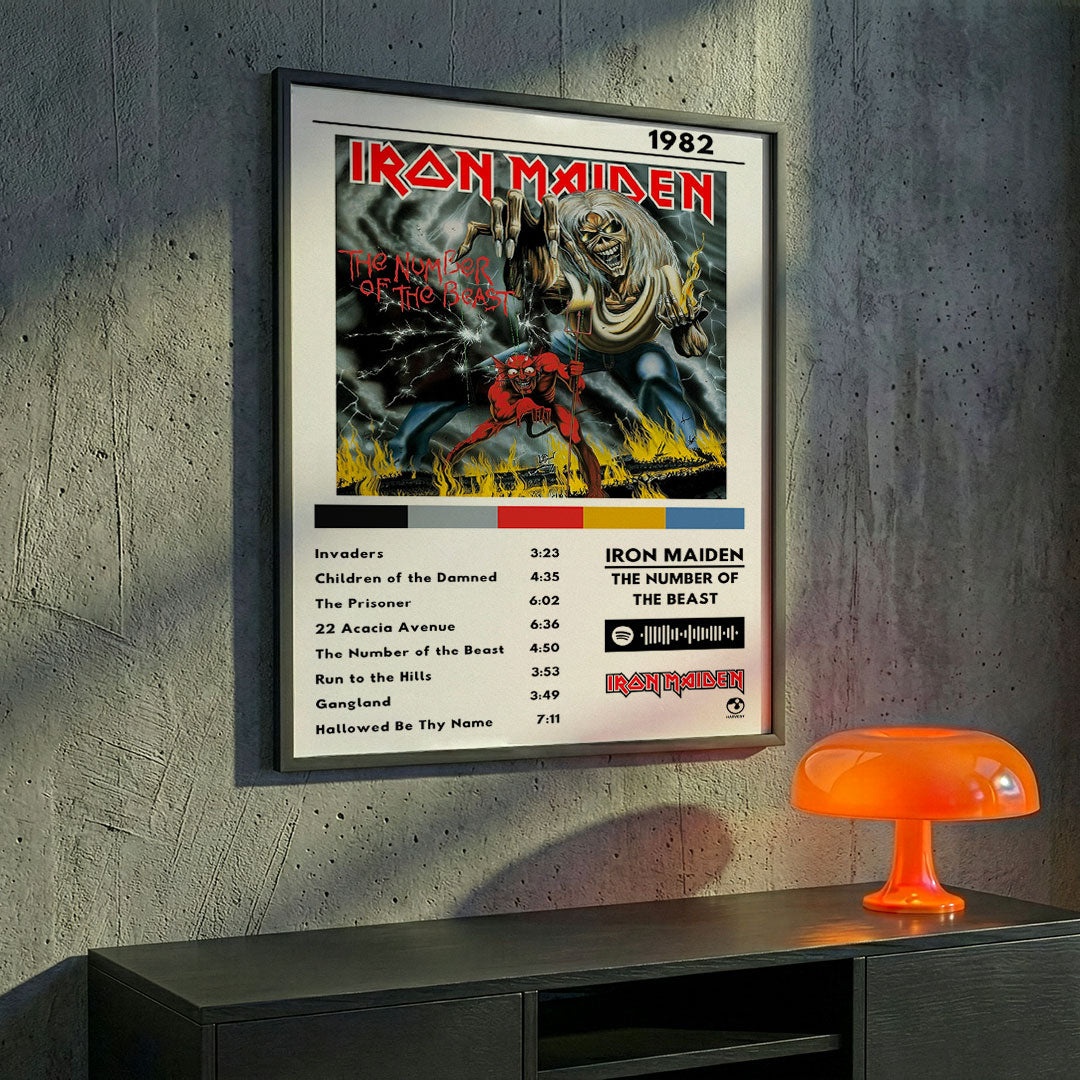Cuadro Iron Maiden - Number Of The Beast
