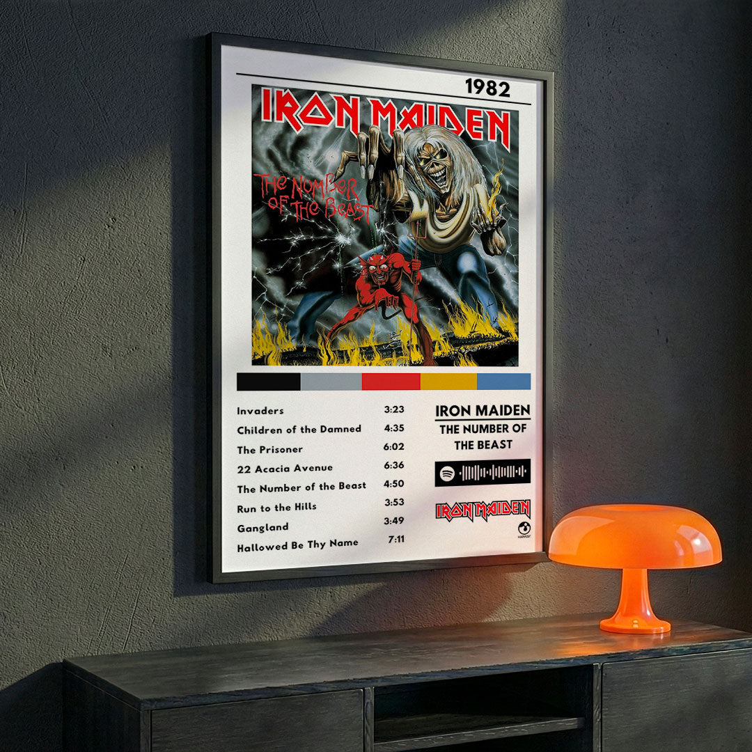 Cuadro Iron Maiden - Number Of The Beast