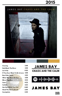 Cuadro James Bay - Chaos and the Calm