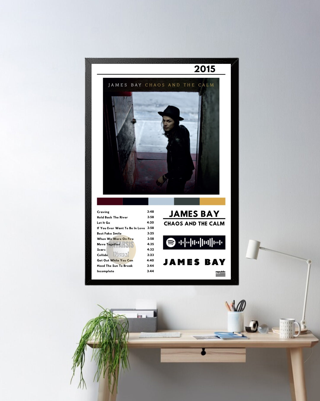 Cuadro James Bay - Chaos and the Calm