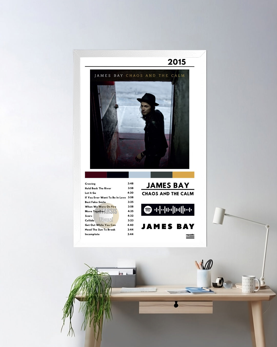 Cuadro James Bay - Chaos and the Calm