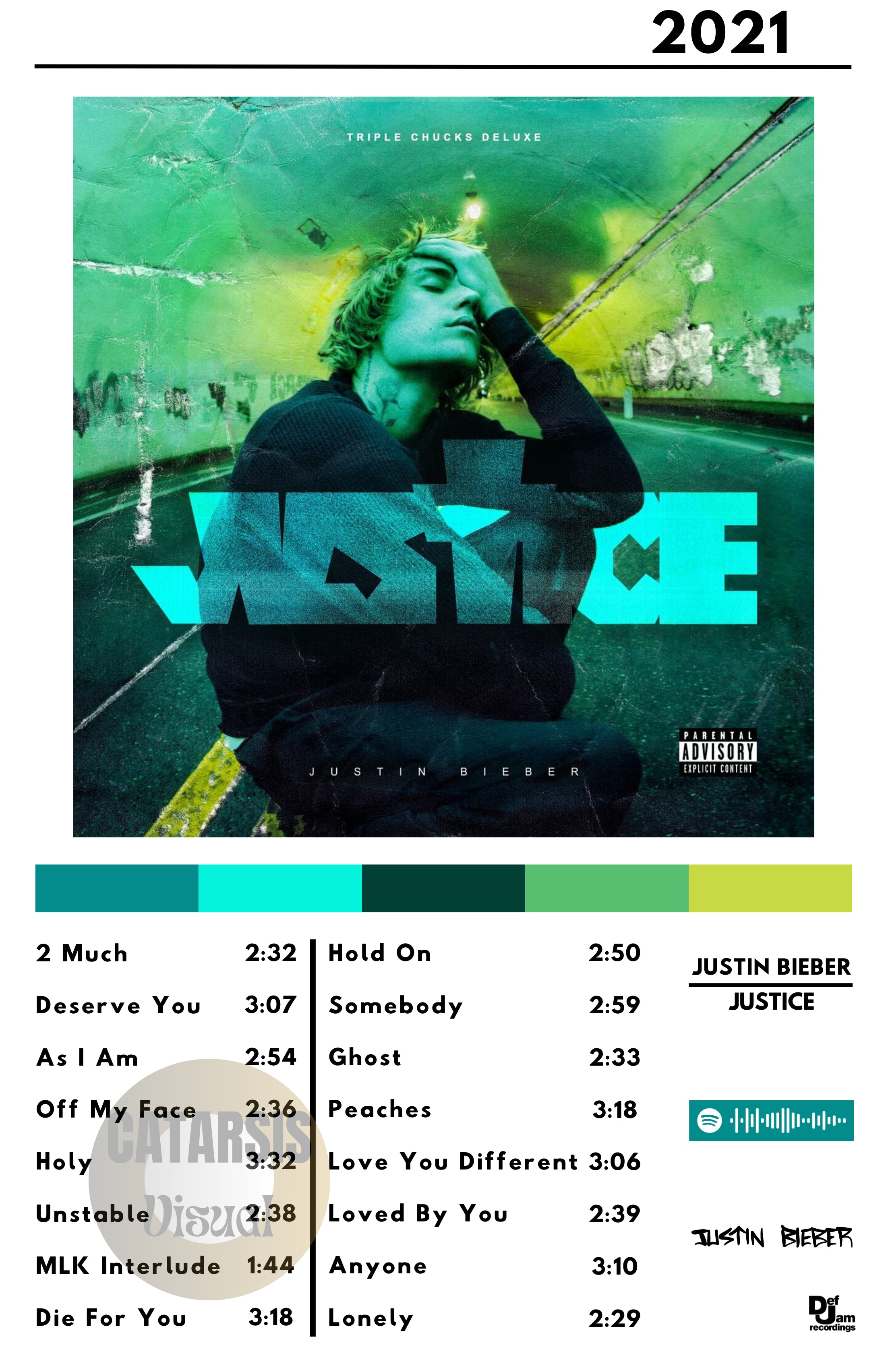 Cuadro Justin Bieber - Justice