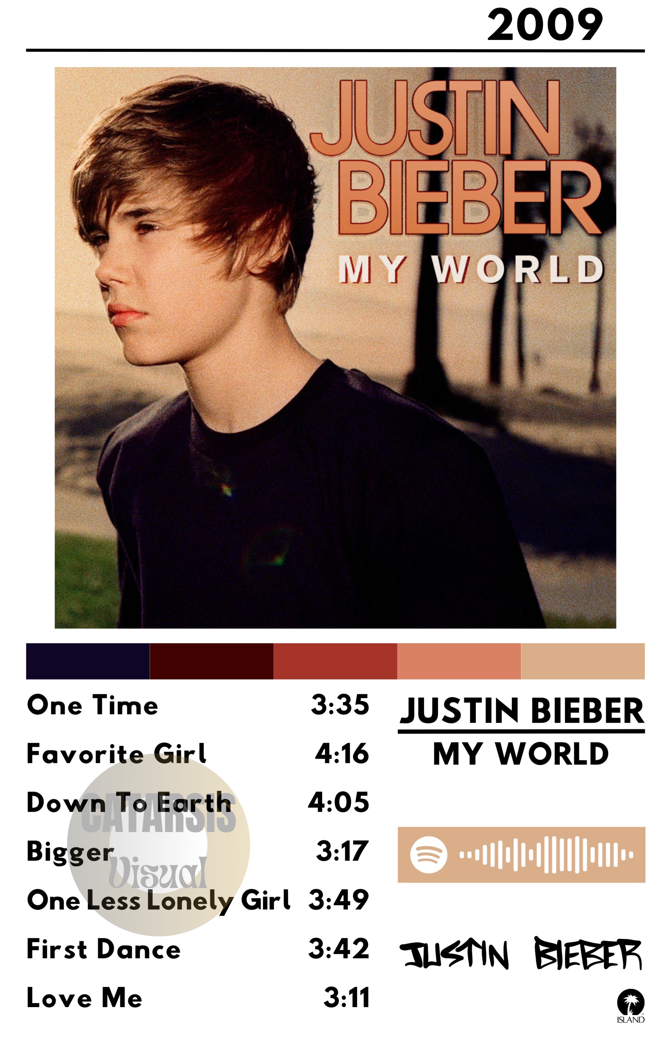 Cuadro Justin Bieber - My World