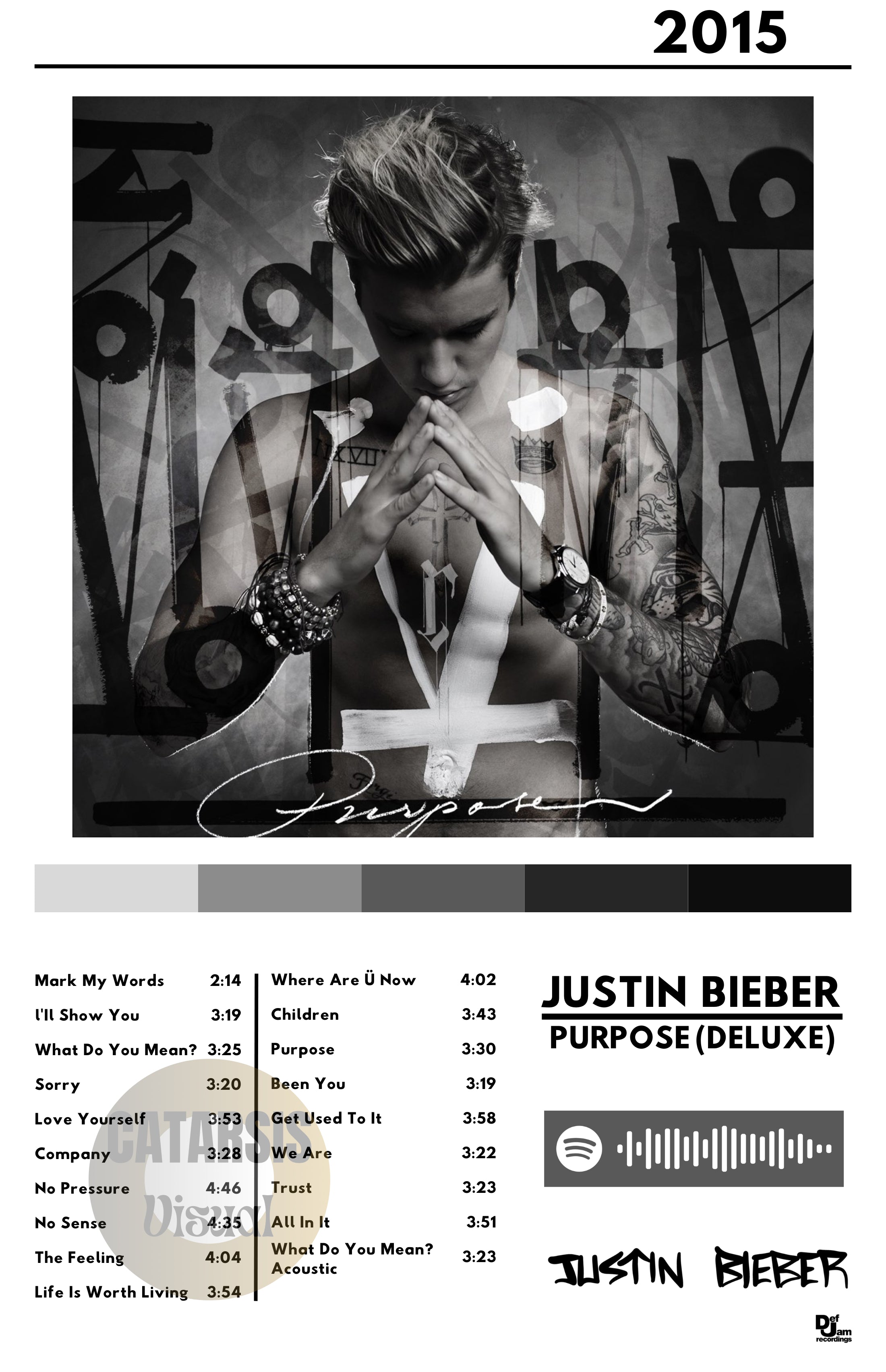 Cuadro Justin Bieber - Purpose