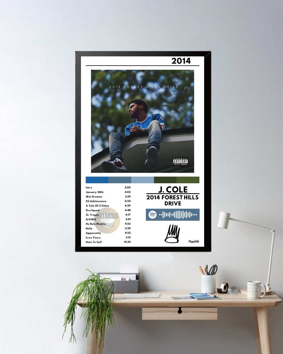 Cuadro J. Cole - 2014 Forest Hills Drive