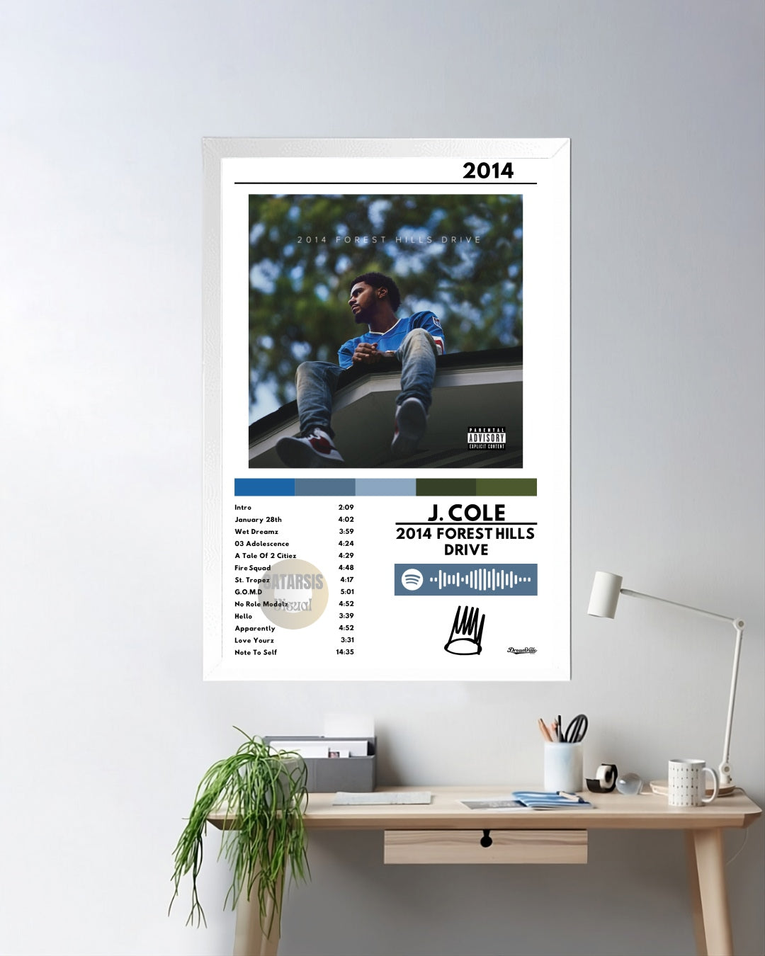 Cuadro J. Cole - 2014 Forest Hills Drive