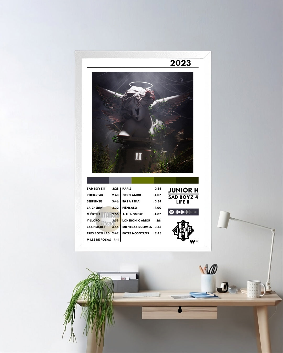 Cuadro Junior H - $ad Boyz 4 Life