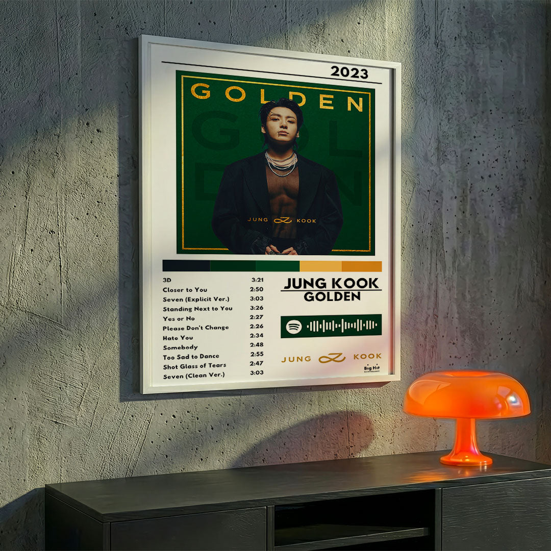 Cuadro Jungkook - Golden