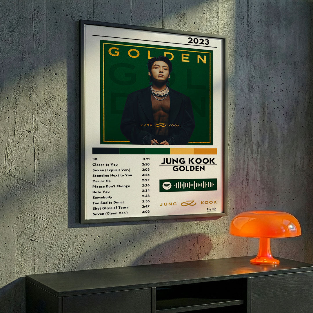 Cuadro Jungkook - Golden