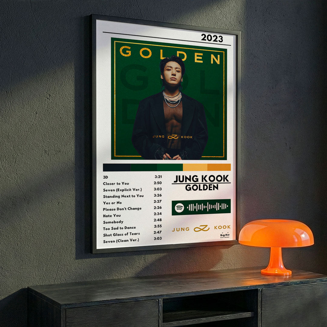 Cuadro Jungkook - Golden