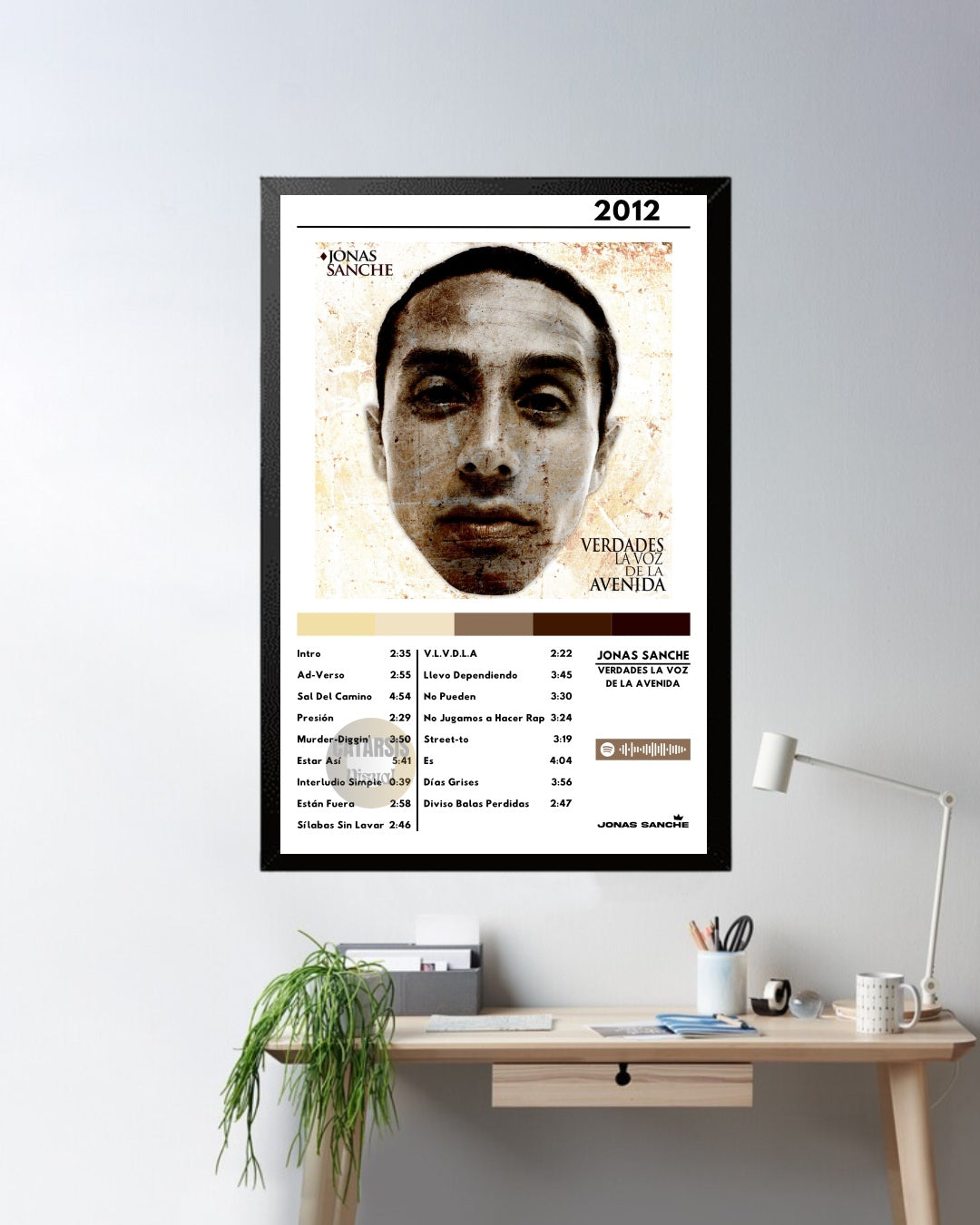 Cuadro Jonas Sanche - Verdades, La Voz de La Avenida