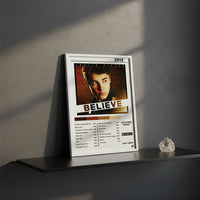 Cuadro Justin Bieber - Believe