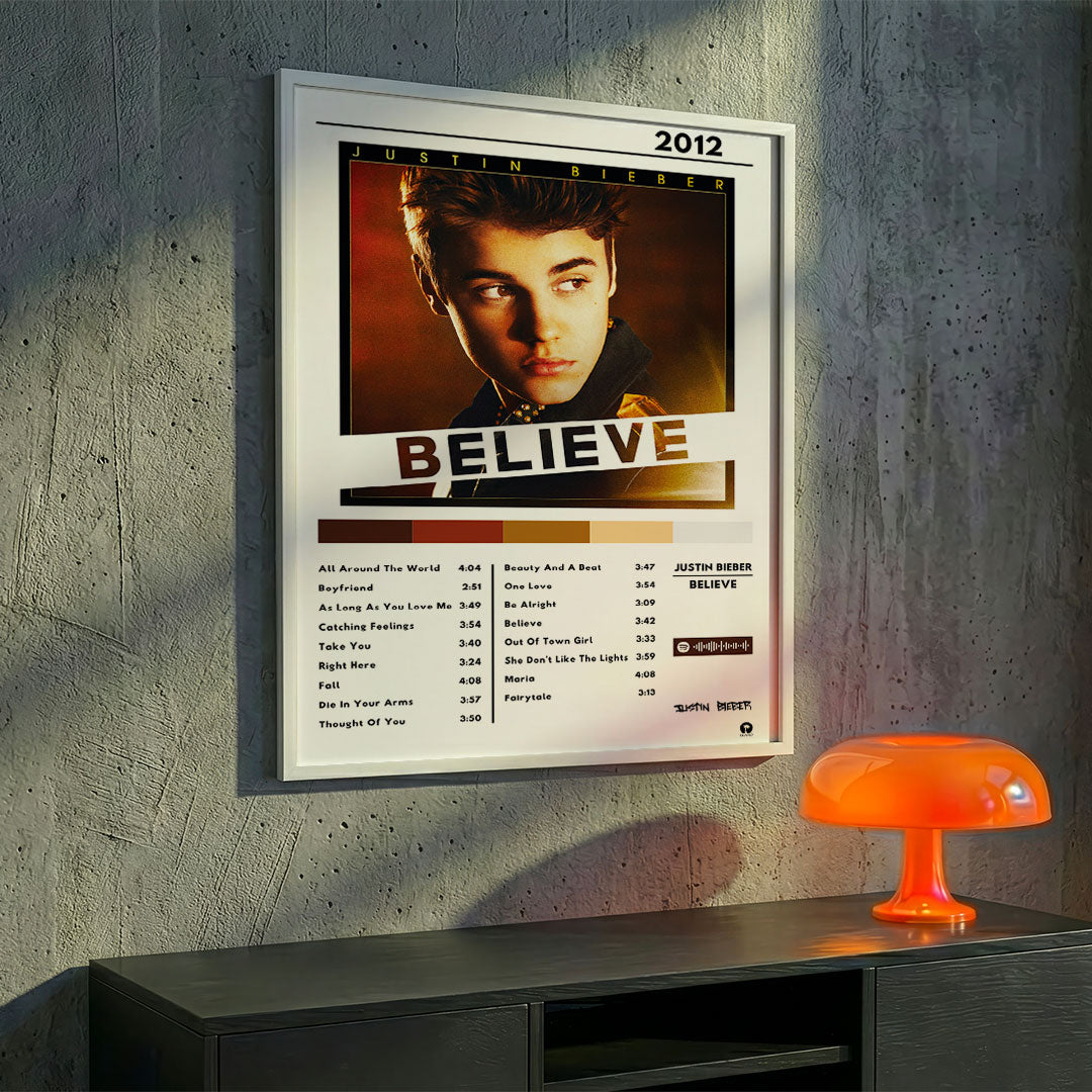 Cuadro Justin Bieber - Believe