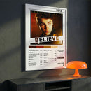 Cuadro Justin Bieber - Believe