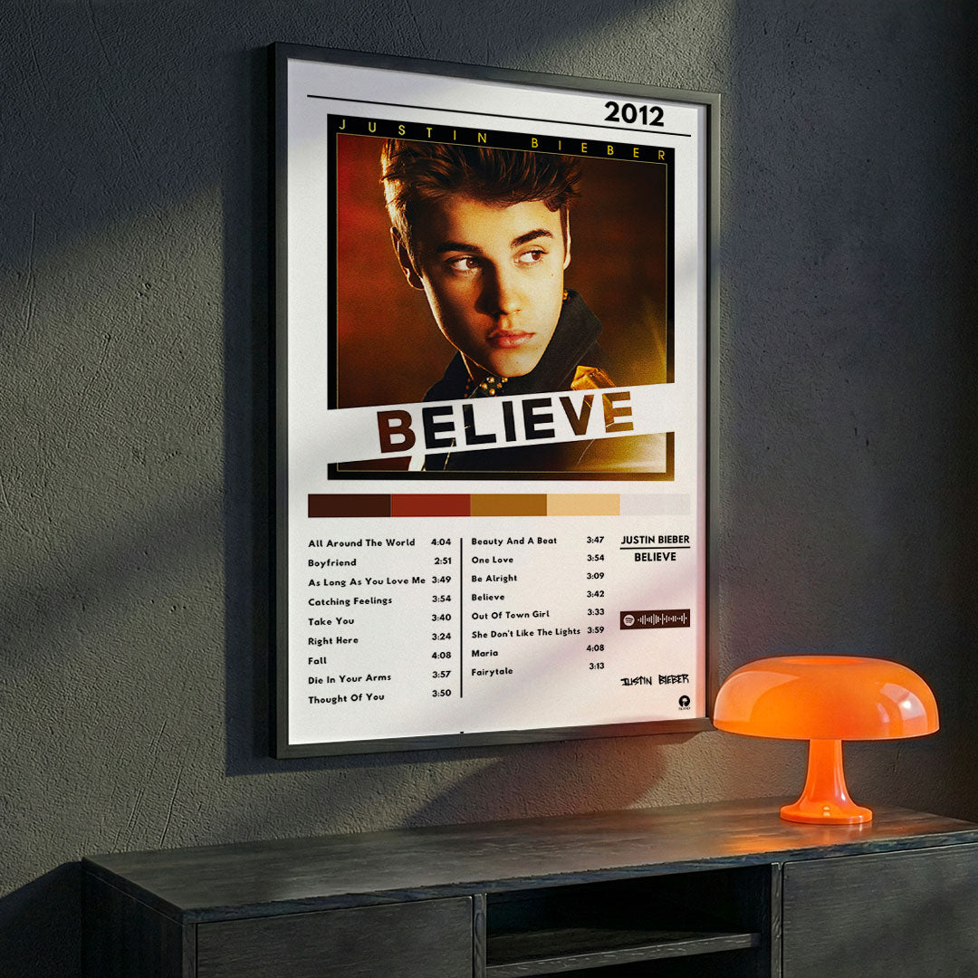 Cuadro Justin Bieber - Believe