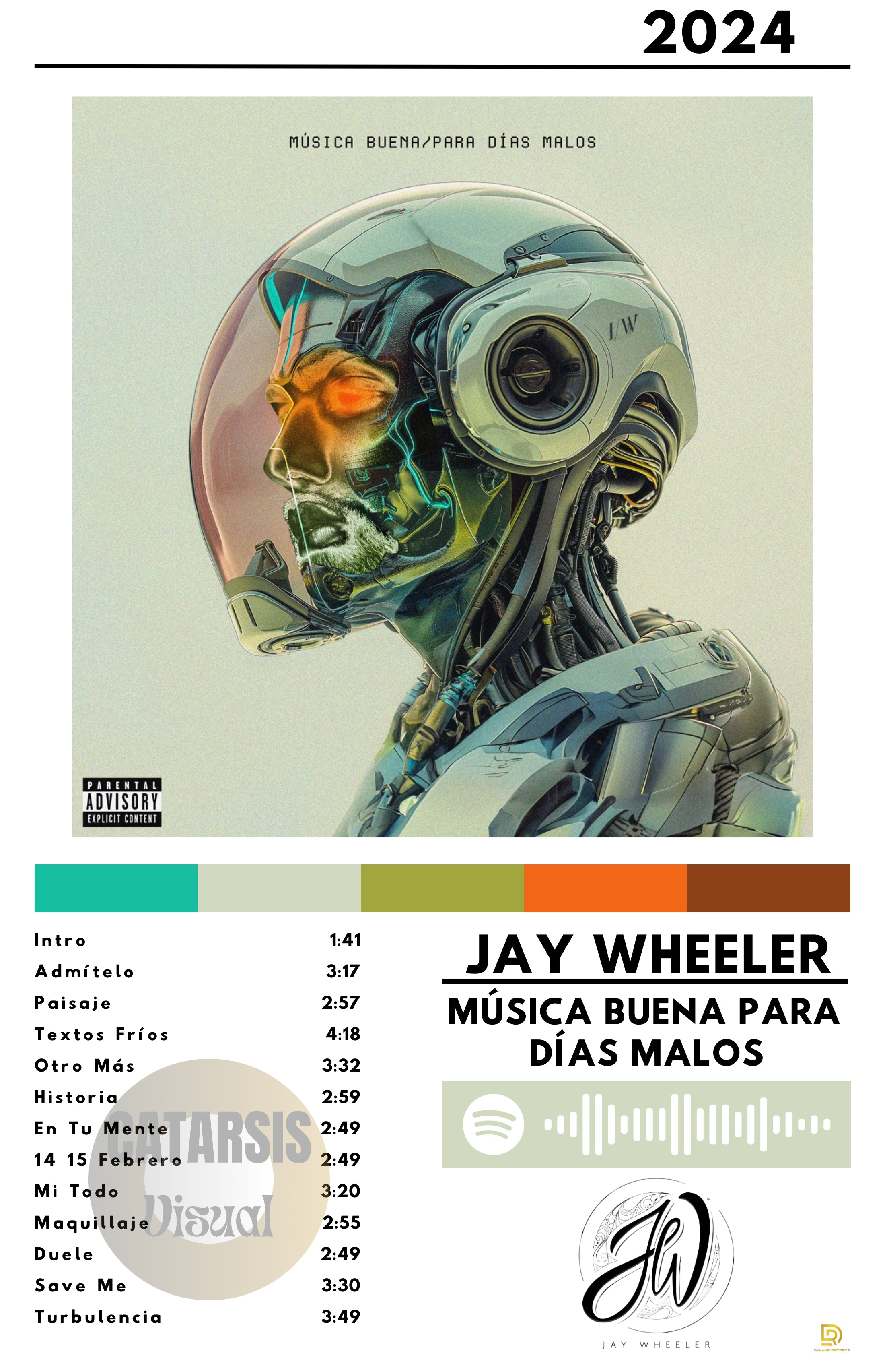 Cuadro Jay Wheeler - Música Buena Para Días Malos